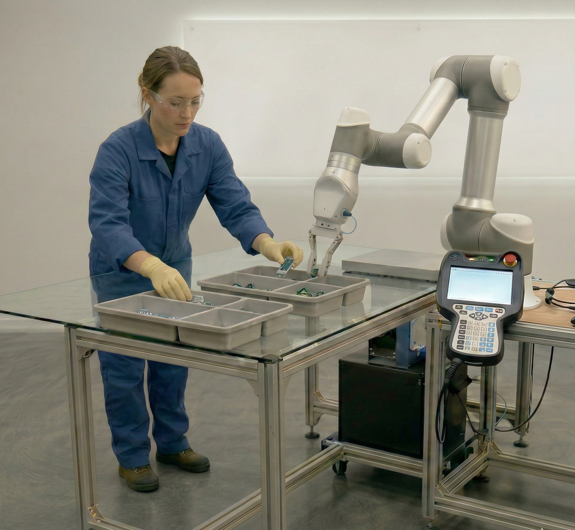 PFL 동력·힘 제한 협동 예시